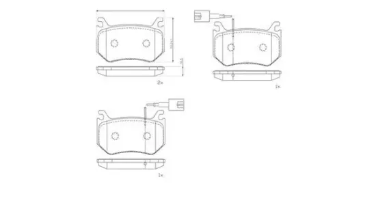 Bremsbelagsatz, Scheibenbremse Hinterachse MAGNETI MARELLI 363700423184 Bild Bremsbelagsatz, Scheibenbremse Hinterachse MAGNETI MARELLI 363700423184