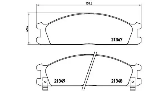 Bremsbelagsatz, Scheibenbremse Vorderachse MAGNETI MARELLI 363700424026 Bild Bremsbelagsatz, Scheibenbremse Vorderachse MAGNETI MARELLI 363700424026