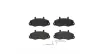 Bremsbelagsatz, Scheibenbremse Vorderachse MAGNETI MARELLI 363700424049 Bild Bremsbelagsatz, Scheibenbremse Vorderachse MAGNETI MARELLI 363700424049