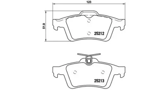 Bremsbelagsatz, Scheibenbremse MAGNETI MARELLI 363700424148 Bild Bremsbelagsatz, Scheibenbremse MAGNETI MARELLI 363700424148