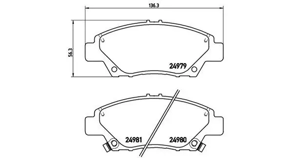 Bremsbelagsatz, Scheibenbremse MAGNETI MARELLI 363700528050