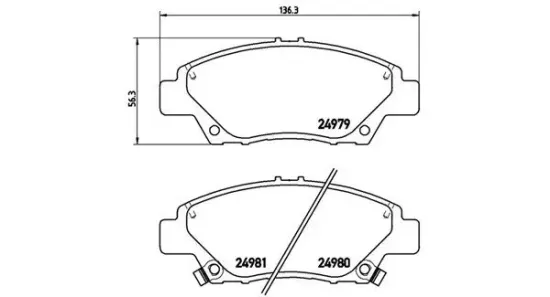 Bremsbelagsatz, Scheibenbremse MAGNETI MARELLI 363700528050 Bild Bremsbelagsatz, Scheibenbremse MAGNETI MARELLI 363700528050