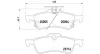 Bremsbelagsatz, Scheibenbremse Hinterachse MAGNETI MARELLI 363700428070 Bild Bremsbelagsatz, Scheibenbremse Hinterachse MAGNETI MARELLI 363700428070