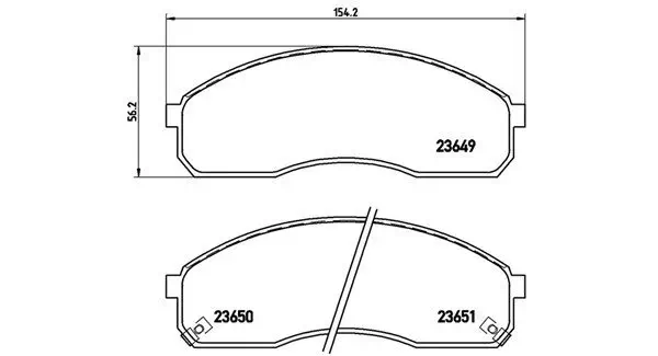 Bremsbelagsatz, Scheibenbremse Vorderachse MAGNETI MARELLI 363700430012