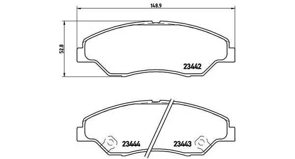 Bremsbelagsatz, Scheibenbremse MAGNETI MARELLI 363700430015