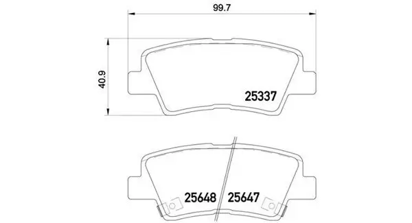 Bremsbelagsatz, Scheibenbremse MAGNETI MARELLI 363700430054 Bild Bremsbelagsatz, Scheibenbremse MAGNETI MARELLI 363700430054