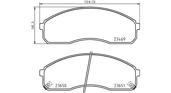 Bremsbelagsatz, Scheibenbremse MAGNETI MARELLI 363700430091 Bild Bremsbelagsatz, Scheibenbremse MAGNETI MARELLI 363700430091