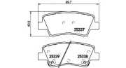 Bremsbelagsatz, Scheibenbremse MAGNETI MARELLI 363700430101