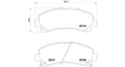 Bremsbelagsatz, Scheibenbremse Vorderachse MAGNETI MARELLI 363700434007