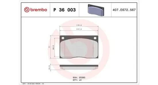Bremsbelagsatz, Scheibenbremse Vorderachse MAGNETI MARELLI 363700436003 Bild Bremsbelagsatz, Scheibenbremse Vorderachse MAGNETI MARELLI 363700436003