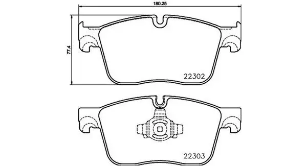 Bremsbelagsatz, Scheibenbremse MAGNETI MARELLI 363700436031 Bild Bremsbelagsatz, Scheibenbremse MAGNETI MARELLI 363700436031