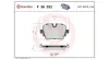 Bremsbelagsatz, Scheibenbremse Hinterachse MAGNETI MARELLI 363700436032