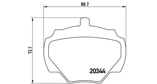 Bremsbelagsatz, Scheibenbremse Hinterachse MAGNETI MARELLI 363700444001 Bild Bremsbelagsatz, Scheibenbremse Hinterachse MAGNETI MARELLI 363700444001