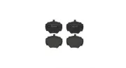 Bremsbelagsatz, Scheibenbremse Hinterachse MAGNETI MARELLI 363700444001