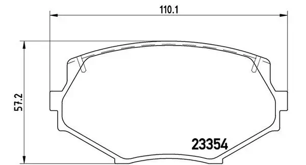 Bremsbelagsatz, Scheibenbremse MAGNETI MARELLI 363700449020 Bild Bremsbelagsatz, Scheibenbremse MAGNETI MARELLI 363700449020