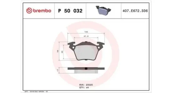 Bremsbelagsatz, Scheibenbremse Hinterachse MAGNETI MARELLI 363700450032 Bild Bremsbelagsatz, Scheibenbremse Hinterachse MAGNETI MARELLI 363700450032