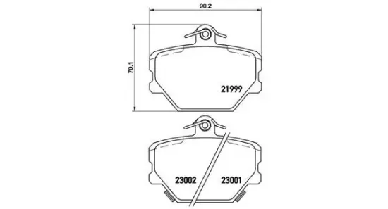 Bremsbelagsatz, Scheibenbremse MAGNETI MARELLI 363700450038 Bild Bremsbelagsatz, Scheibenbremse MAGNETI MARELLI 363700450038