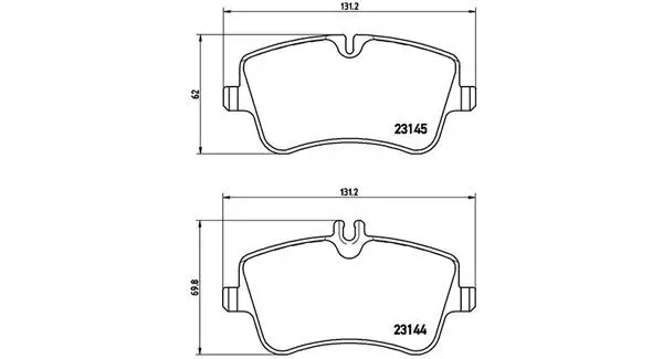 Bremsbelagsatz, Scheibenbremse MAGNETI MARELLI 363700450046