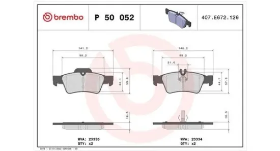 Bremsbelagsatz, Scheibenbremse MAGNETI MARELLI 363700450052 Bild Bremsbelagsatz, Scheibenbremse MAGNETI MARELLI 363700450052