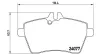 Bremsbelagsatz, Scheibenbremse Vorderachse MAGNETI MARELLI 363700450056 Bild Bremsbelagsatz, Scheibenbremse Vorderachse MAGNETI MARELLI 363700450056
