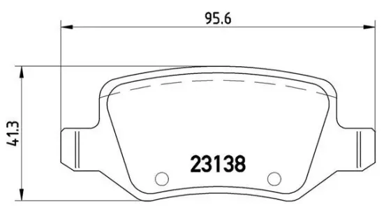 Bremsbelagsatz, Scheibenbremse Hinterachse MAGNETI MARELLI 363700450058 Bild Bremsbelagsatz, Scheibenbremse Hinterachse MAGNETI MARELLI 363700450058