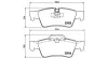 Bremsbelagsatz, Scheibenbremse Hinterachse MAGNETI MARELLI 363700450064 Bild Bremsbelagsatz, Scheibenbremse Hinterachse MAGNETI MARELLI 363700450064