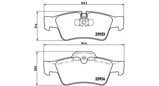 Bremsbelagsatz, Scheibenbremse Hinterachse MAGNETI MARELLI 363700450064 Bild Bremsbelagsatz, Scheibenbremse Hinterachse MAGNETI MARELLI 363700450064