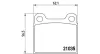 Bremsbelagsatz, Scheibenbremse Hinterachse MAGNETI MARELLI 363700450066 Bild Bremsbelagsatz, Scheibenbremse Hinterachse MAGNETI MARELLI 363700450066
