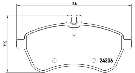 Bremsbelagsatz, Scheibenbremse Vorderachse MAGNETI MARELLI 363700450070 Bild Bremsbelagsatz, Scheibenbremse Vorderachse MAGNETI MARELLI 363700450070