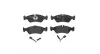 Bremsbelagsatz, Scheibenbremse Hinterachse MAGNETI MARELLI 363700450082 Bild Bremsbelagsatz, Scheibenbremse Hinterachse MAGNETI MARELLI 363700450082