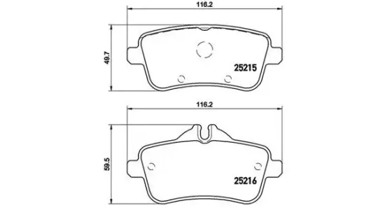 Bremsbelagsatz, Scheibenbremse Hinterachse MAGNETI MARELLI 363700450101 Bild Bremsbelagsatz, Scheibenbremse Hinterachse MAGNETI MARELLI 363700450101