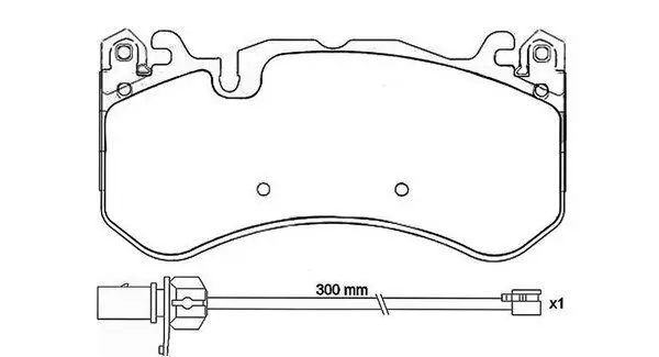 Bremsbelagsatz, Scheibenbremse Vorderachse MAGNETI MARELLI 363700450127