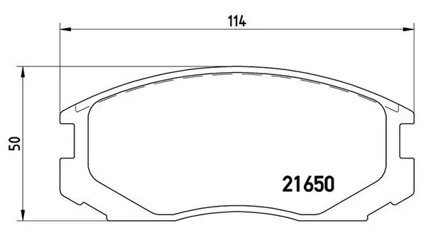 Bremsbelagsatz, Scheibenbremse Vorderachse MAGNETI MARELLI 363700454015