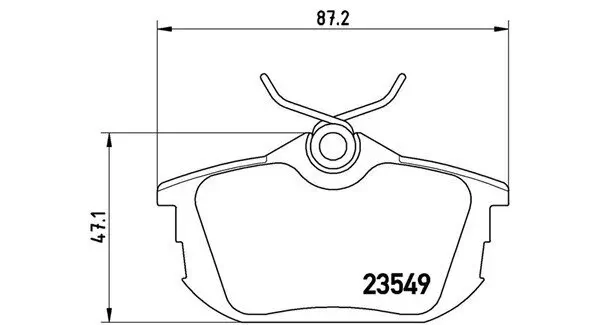 Bremsbelagsatz, Scheibenbremse MAGNETI MARELLI 363700454023 Bild Bremsbelagsatz, Scheibenbremse MAGNETI MARELLI 363700454023