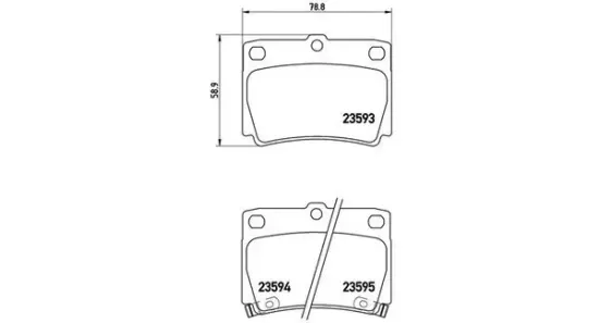 Bremsbelagsatz, Scheibenbremse Hinterachse MAGNETI MARELLI 363700454026 Bild Bremsbelagsatz, Scheibenbremse Hinterachse MAGNETI MARELLI 363700454026