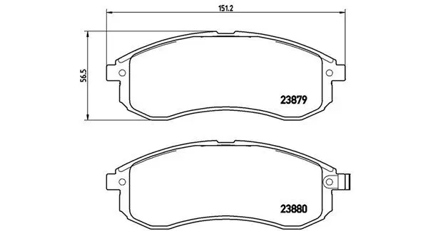 Bremsbelagsatz, Scheibenbremse Vorderachse MAGNETI MARELLI 363700454033