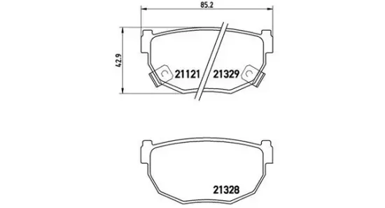 Bremsbelagsatz, Scheibenbremse Hinterachse MAGNETI MARELLI 363700456010 Bild Bremsbelagsatz, Scheibenbremse Hinterachse MAGNETI MARELLI 363700456010