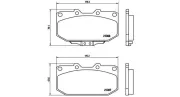 Bremsbelagsatz, Scheibenbremse MAGNETI MARELLI 363700456025