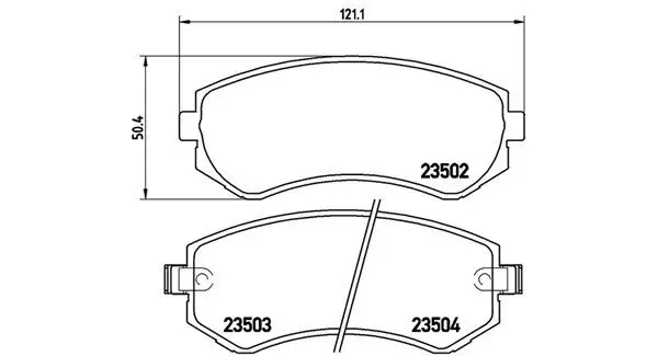 Bremsbelagsatz, Scheibenbremse MAGNETI MARELLI 363700456039