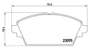 Bremsbelagsatz, Scheibenbremse MAGNETI MARELLI 363700456044