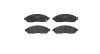 Bremsbelagsatz, Scheibenbremse Vorderachse MAGNETI MARELLI 363700456059 Bild Bremsbelagsatz, Scheibenbremse Vorderachse MAGNETI MARELLI 363700456059