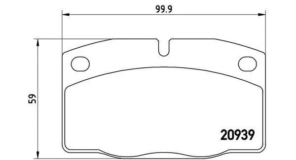 Bremsbelagsatz, Scheibenbremse Vorderachse MAGNETI MARELLI 363700459005