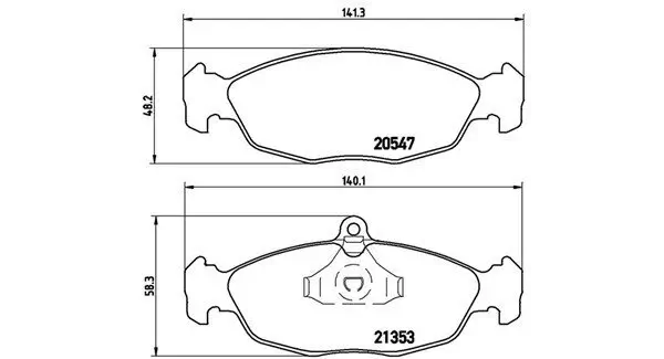 Bremsbelagsatz, Scheibenbremse MAGNETI MARELLI 363700459011