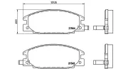 Bremsbelagsatz, Scheibenbremse MAGNETI MARELLI 363700459015