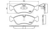 Bremsbelagsatz, Scheibenbremse MAGNETI MARELLI 363700459017