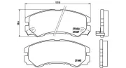 Bremsbelagsatz, Scheibenbremse MAGNETI MARELLI 363700459020