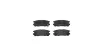 Bremsbelagsatz, Scheibenbremse Hinterachse MAGNETI MARELLI 363700459021 Bild Bremsbelagsatz, Scheibenbremse Hinterachse MAGNETI MARELLI 363700459021