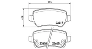 Bremsbelagsatz, Scheibenbremse MAGNETI MARELLI 363700559038