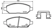 Bremsbelagsatz, Scheibenbremse MAGNETI MARELLI 363700459088