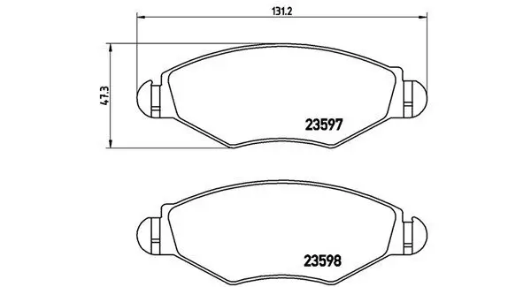 Bremsbelagsatz, Scheibenbremse MAGNETI MARELLI 363700461063